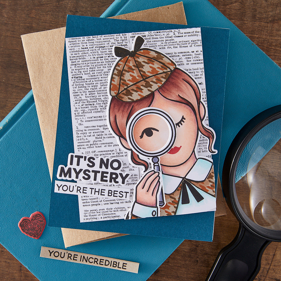 It's No Mystery Stamp & Cut Set from the Case Closed Collection