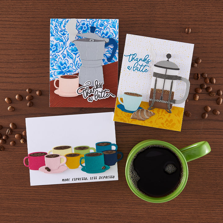 Hero Arts Perk Up Stamp & Cut Set
