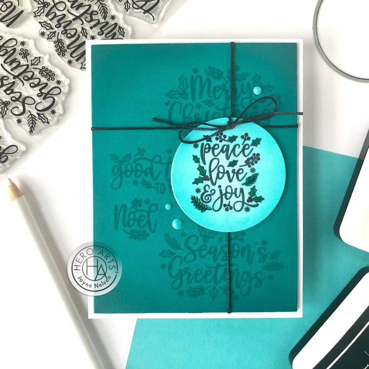 CM667 Holiday Foliage Messages - Hero Arts