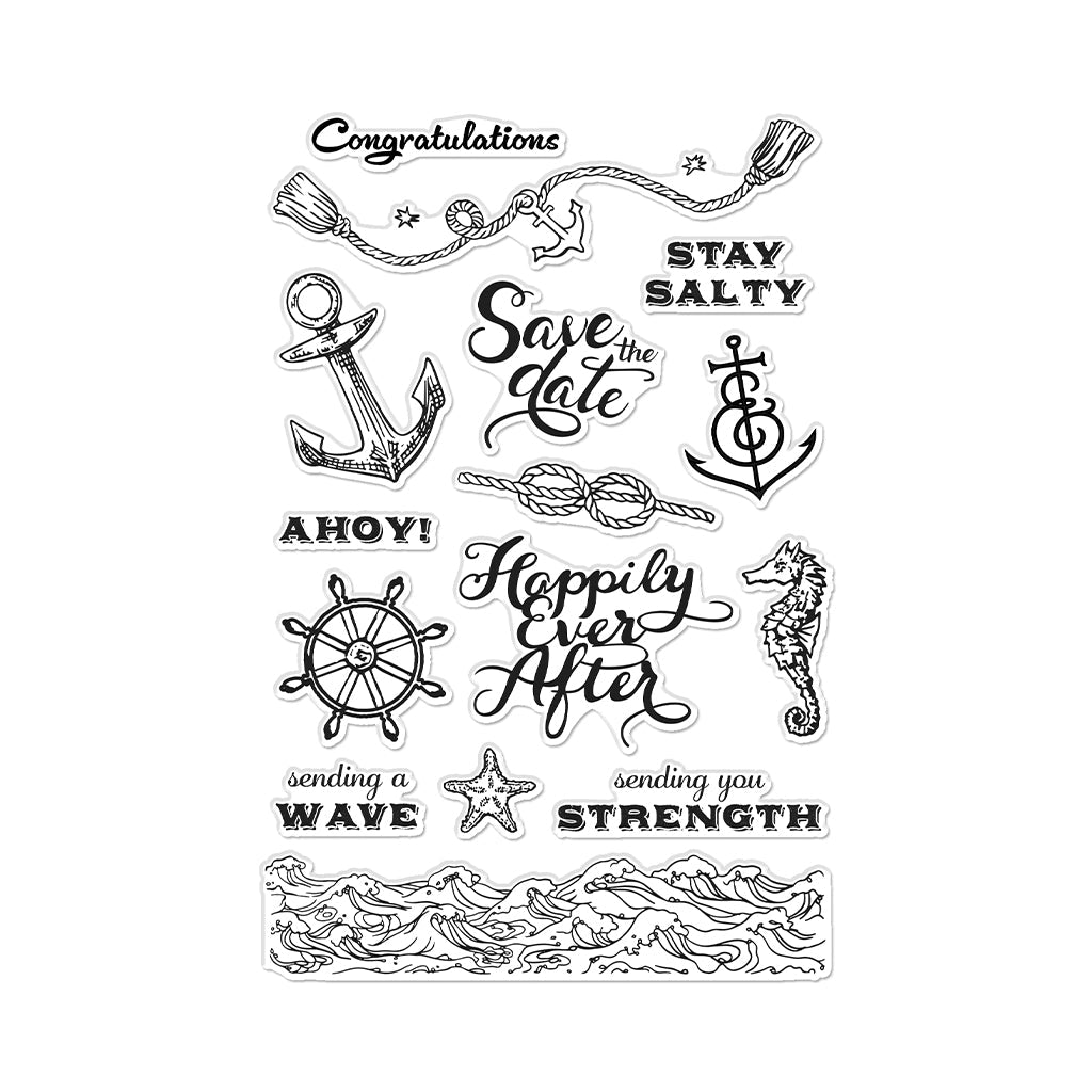 CM767 Nautical Messages - Hero Arts
