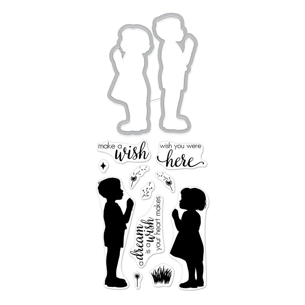 DC259 Wish I May Stamp & Cut - Hero Arts