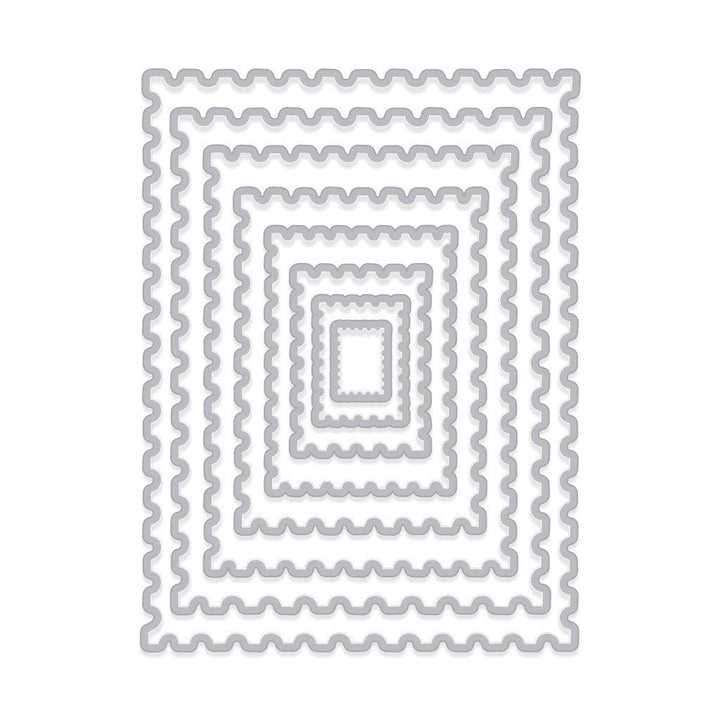 DI345 Nesting Postage Stamps Infinity Dies (H) - Hero Arts