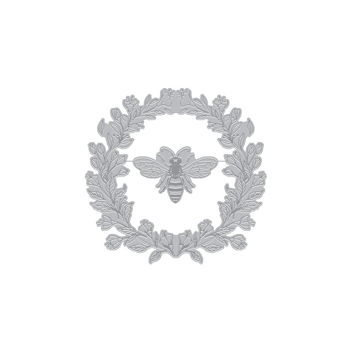 HP103 Antique Bee Letterpress + Foil Plate (D) - Hero Arts