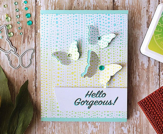Pearl Strings Bold Prints Cling Stamp
