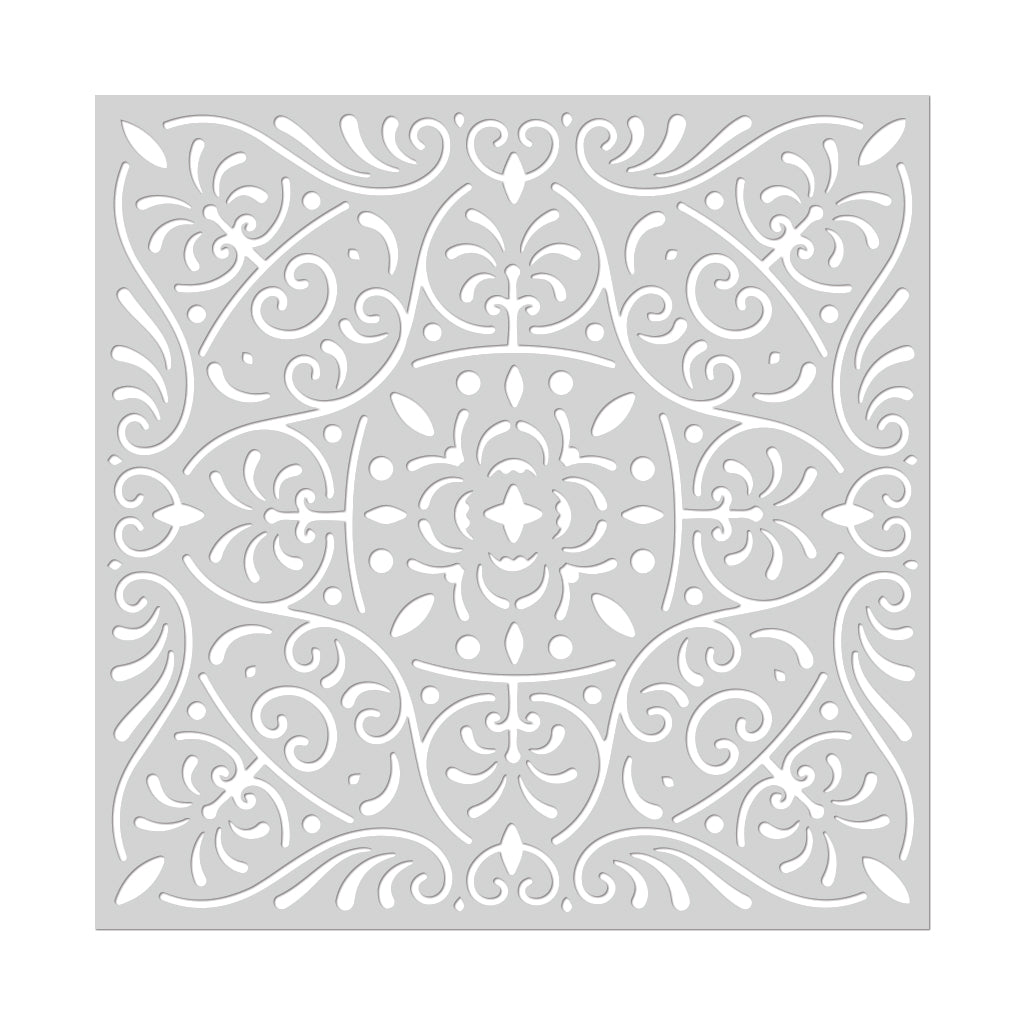 SA237 Ornate Flourish Stencil - Hero Arts