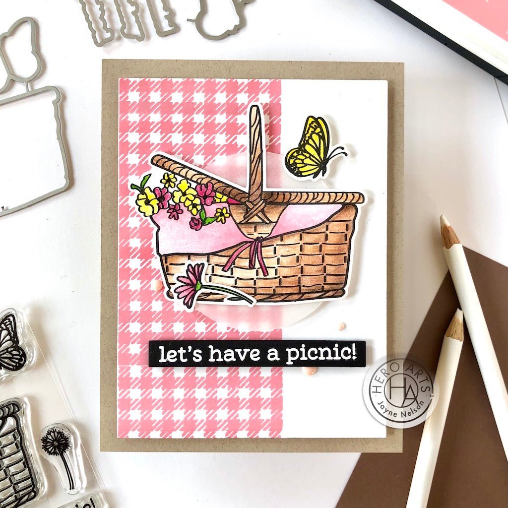 SB371 Picnic Basket Bundle (C) - Hero Arts