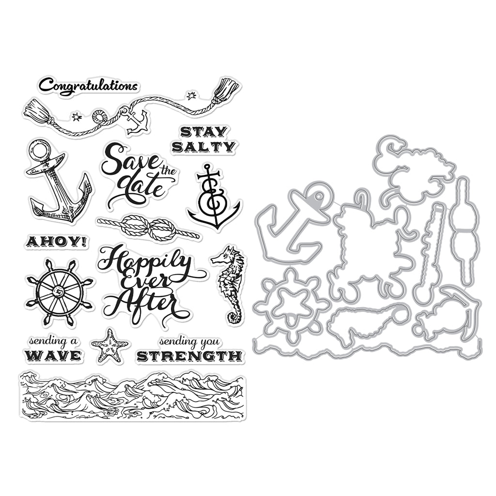 SB405 Nautical Messages Bundle (C) - Hero Arts