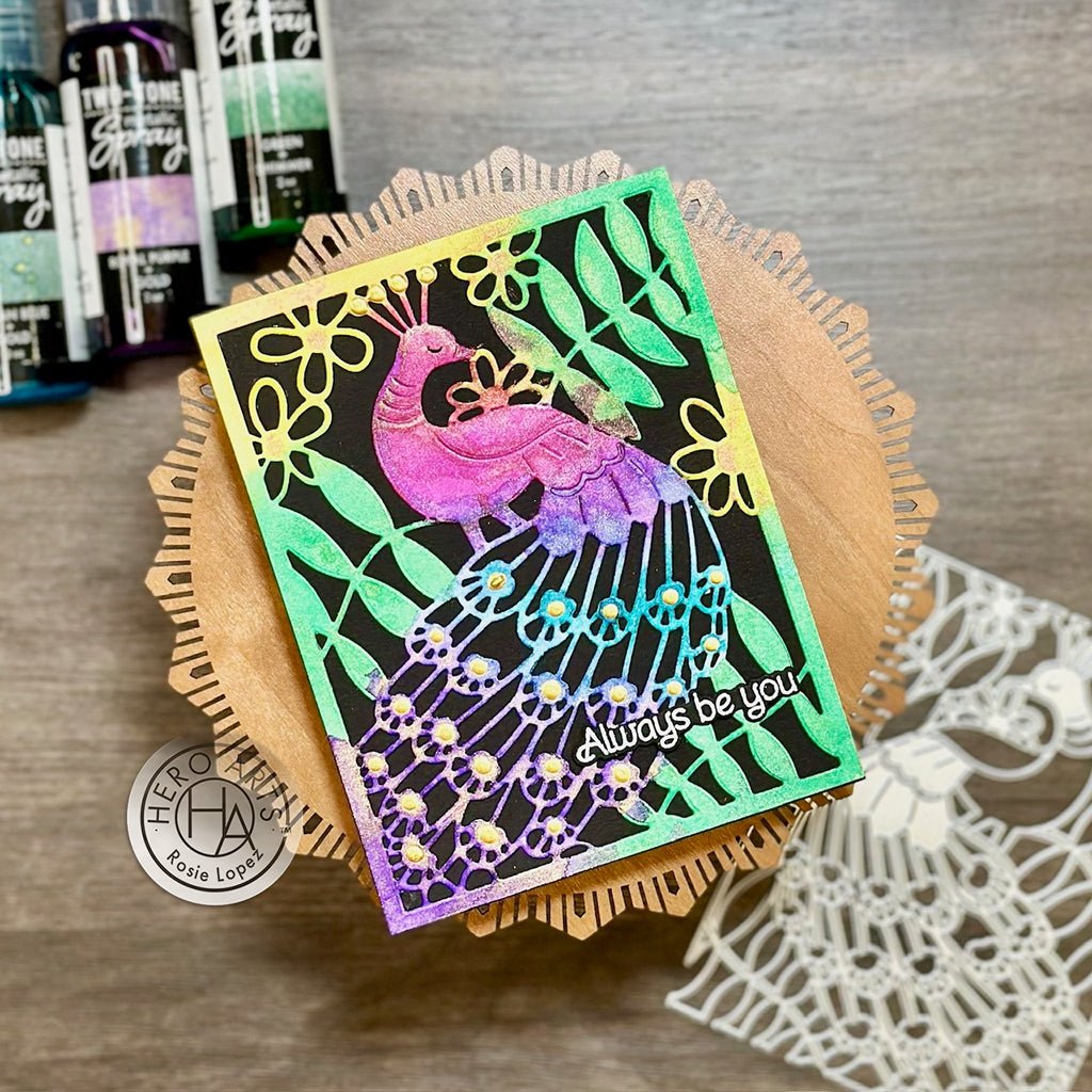 WM201 Royal Purple + Gold Two - Tone Metallic Spray - Hero Arts